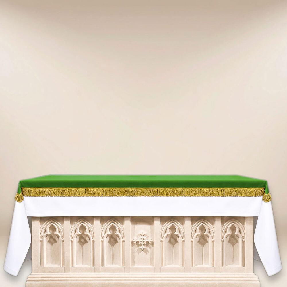 Cobertura de altar verde