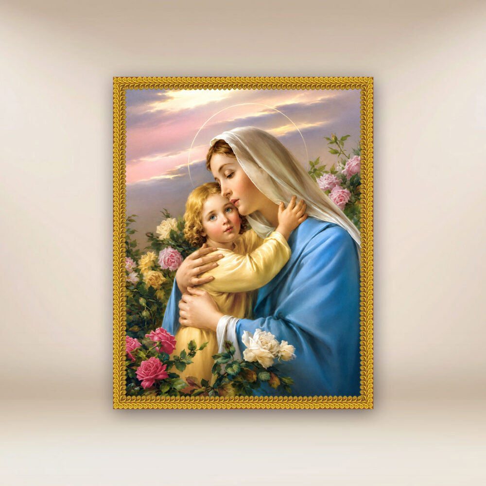 Imagem em Tecido Mãe de Deus Imagem em Tecido Mãe de Deus