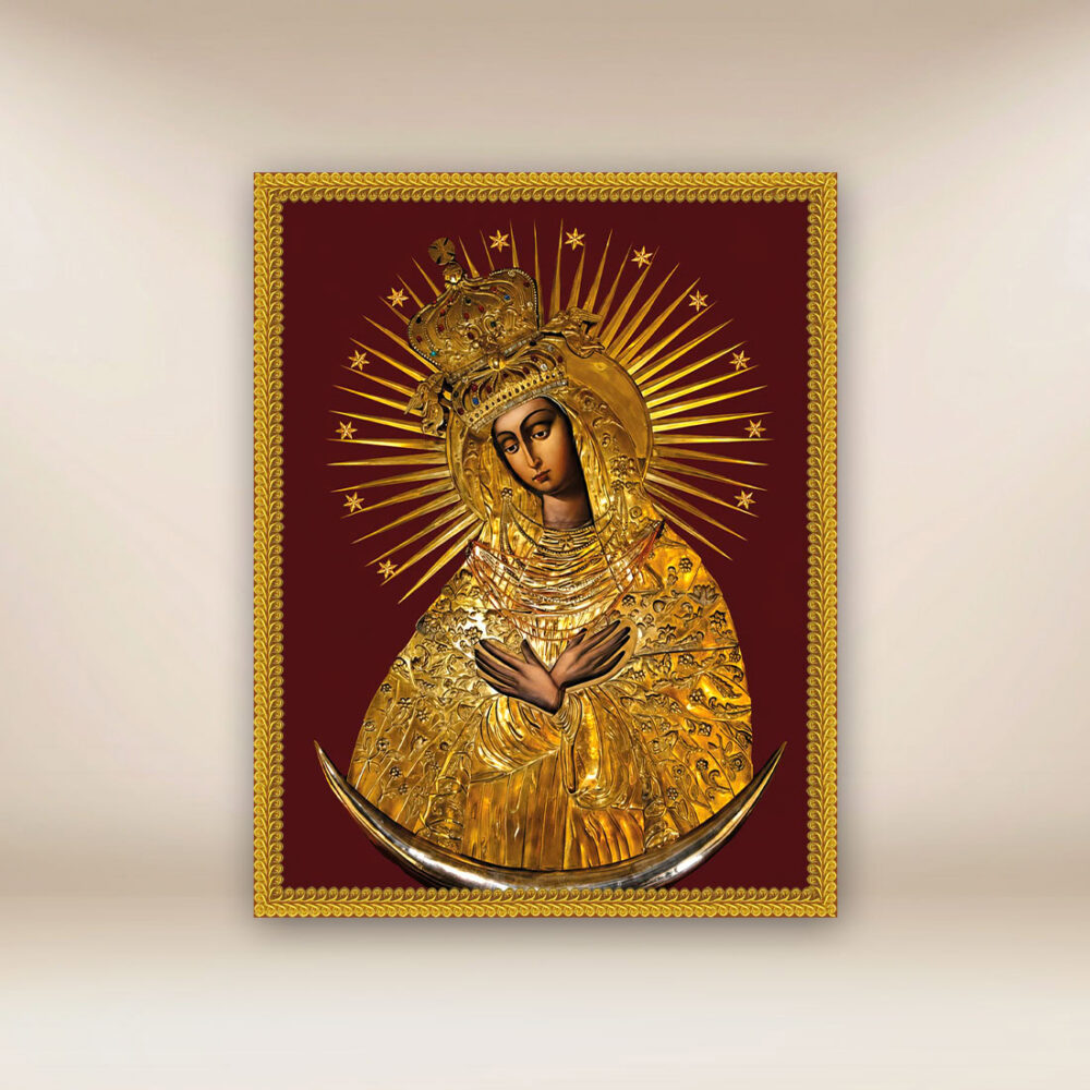 Imagem em tecido Nossa Senhora de Ostrobramska Imagem em tecido Nossa Senhora de Ostrobramska