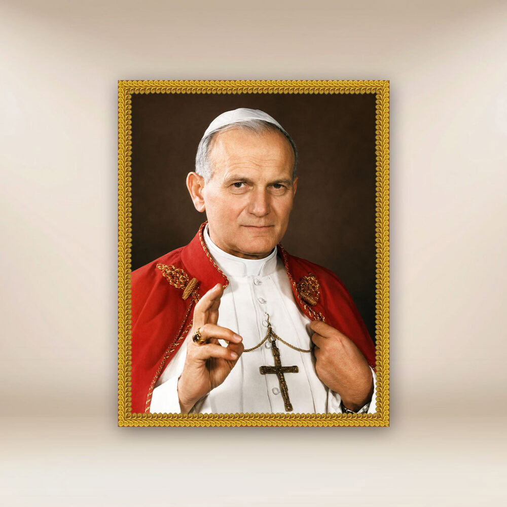 Imagem em Tecido de João Paulo II