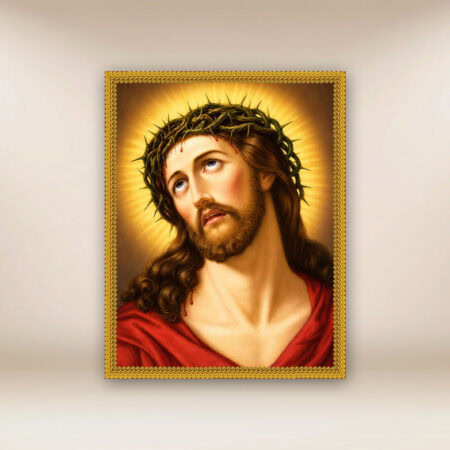 Imagem em Tecido Jesus Sofredor