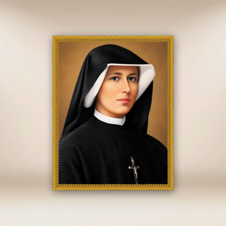 Imagem em tecido São Faustina