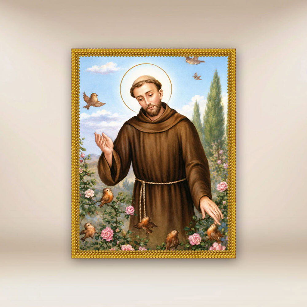 Imagem em tecido de São Francisco