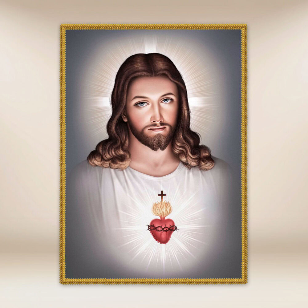 Decoração litúrgica grande Coração de Jesus