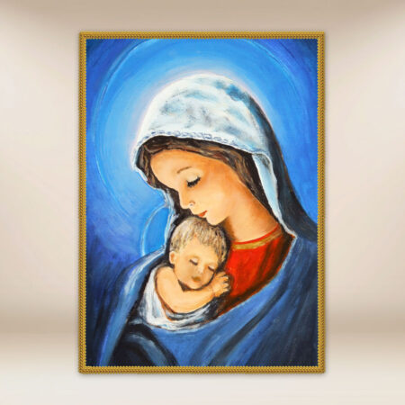 Decoração fotográfica Nossa Senhora com o Menino