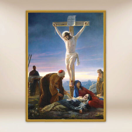 decoração litúrgica crucificação