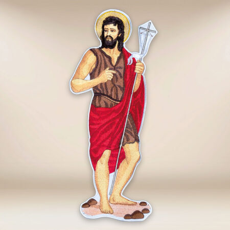 aplicação bordada São João Batista