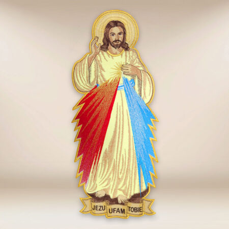Aplicação bordada Jesus Misericordioso