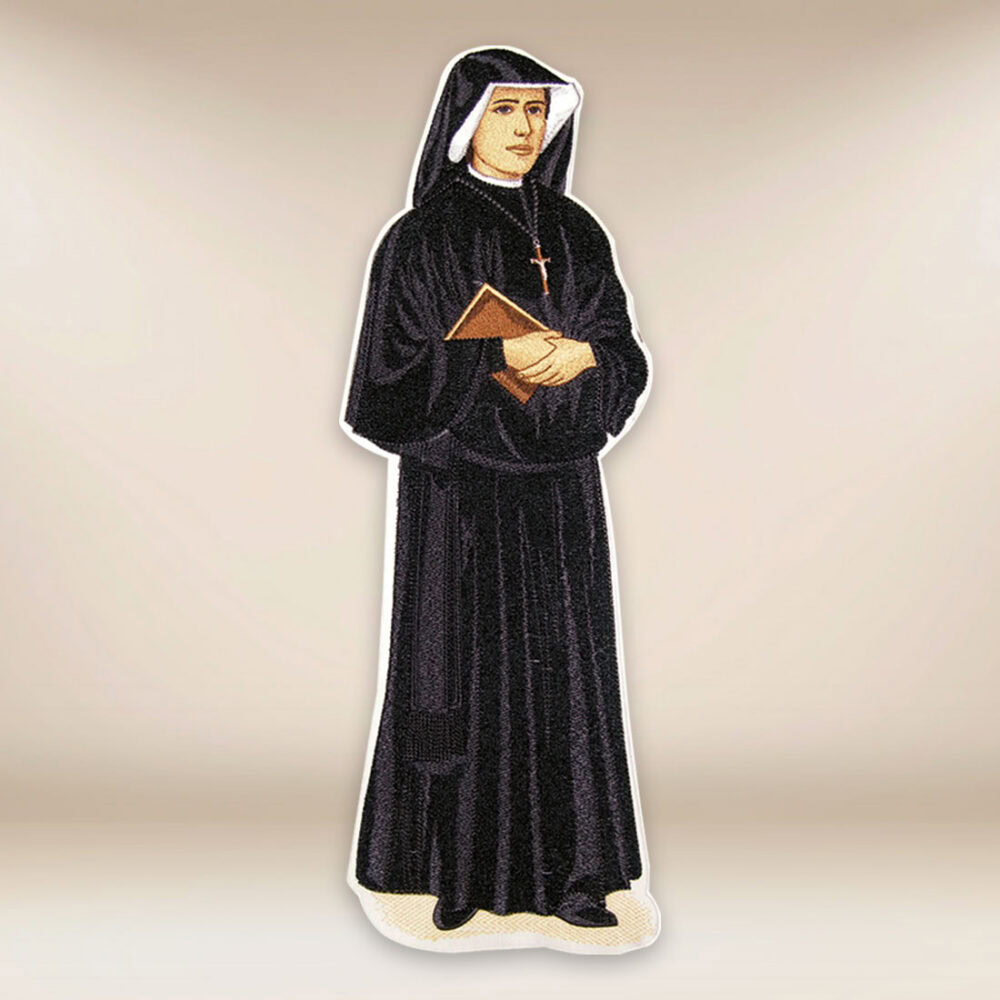 Aplicação bordada São Faustina