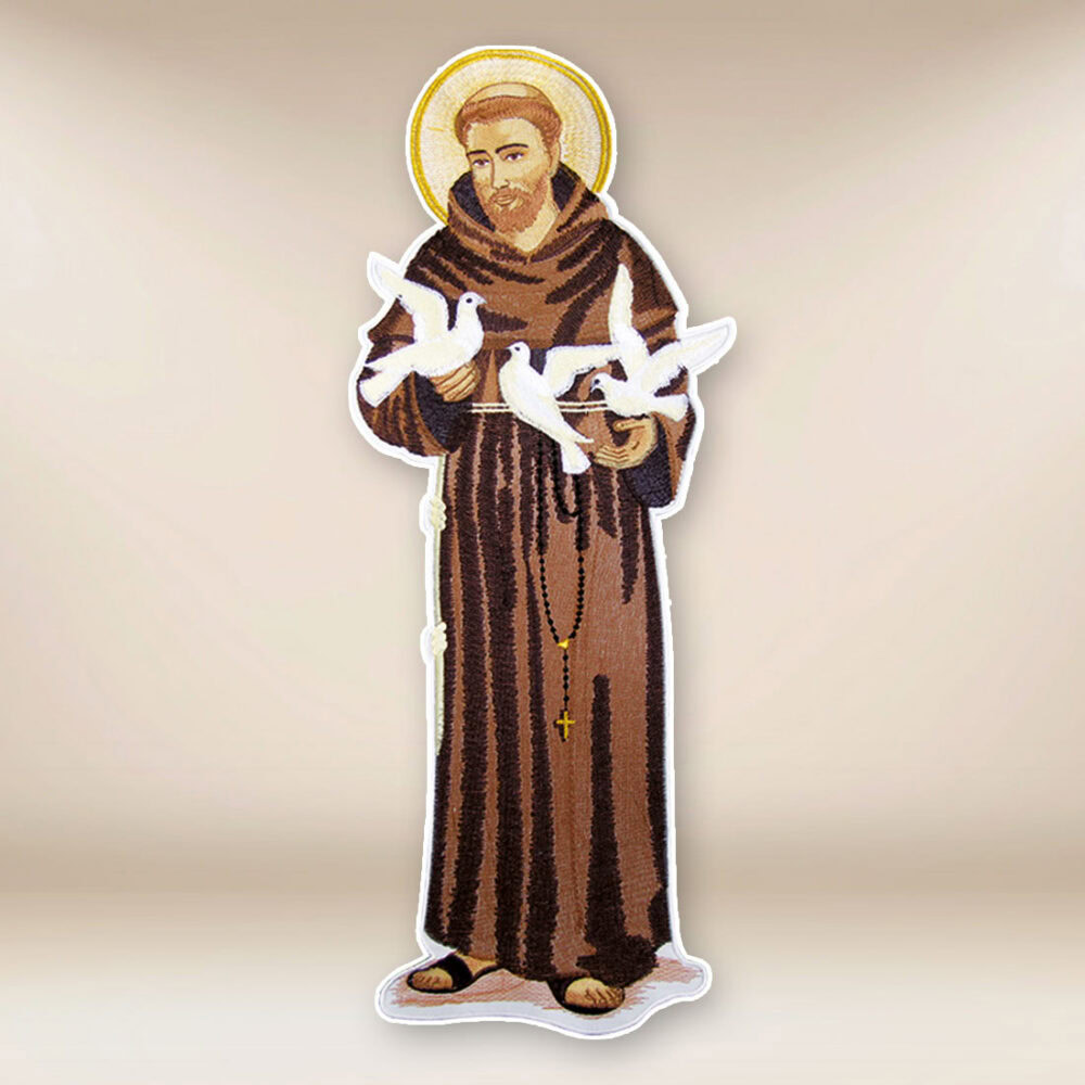 Aplicação bordada São Francisco