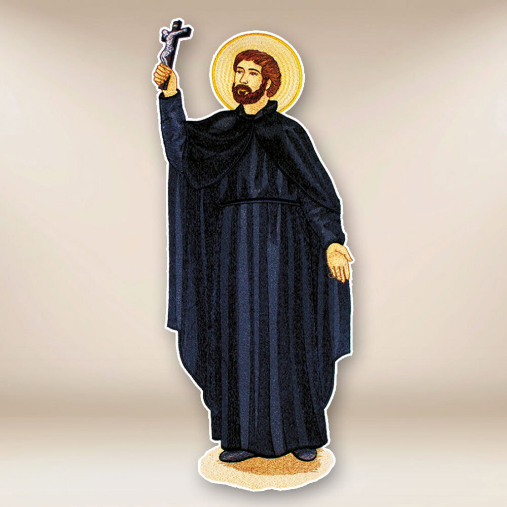Aplicação bordada São Francisco Xavier