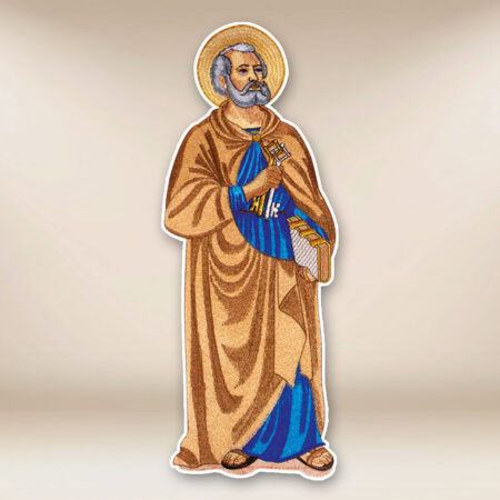 Aplicação bordada São Pedro