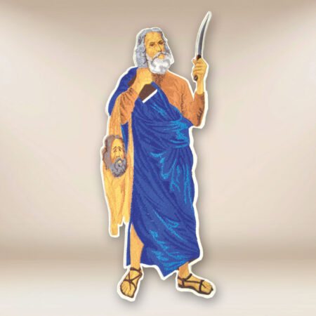 Aplicação bordada São Bartolomeu