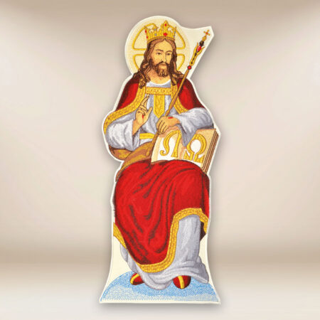 Aplicação bordada Cristo Rei