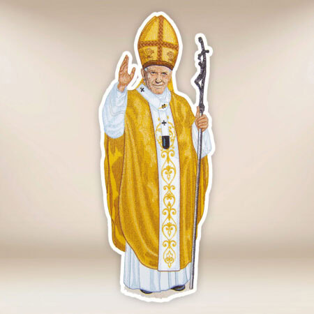 Aplicação bordada São João Paulo II