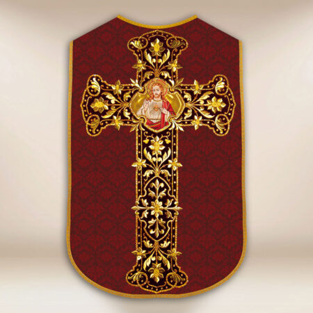 Casula romana réplica Coração de Jesus