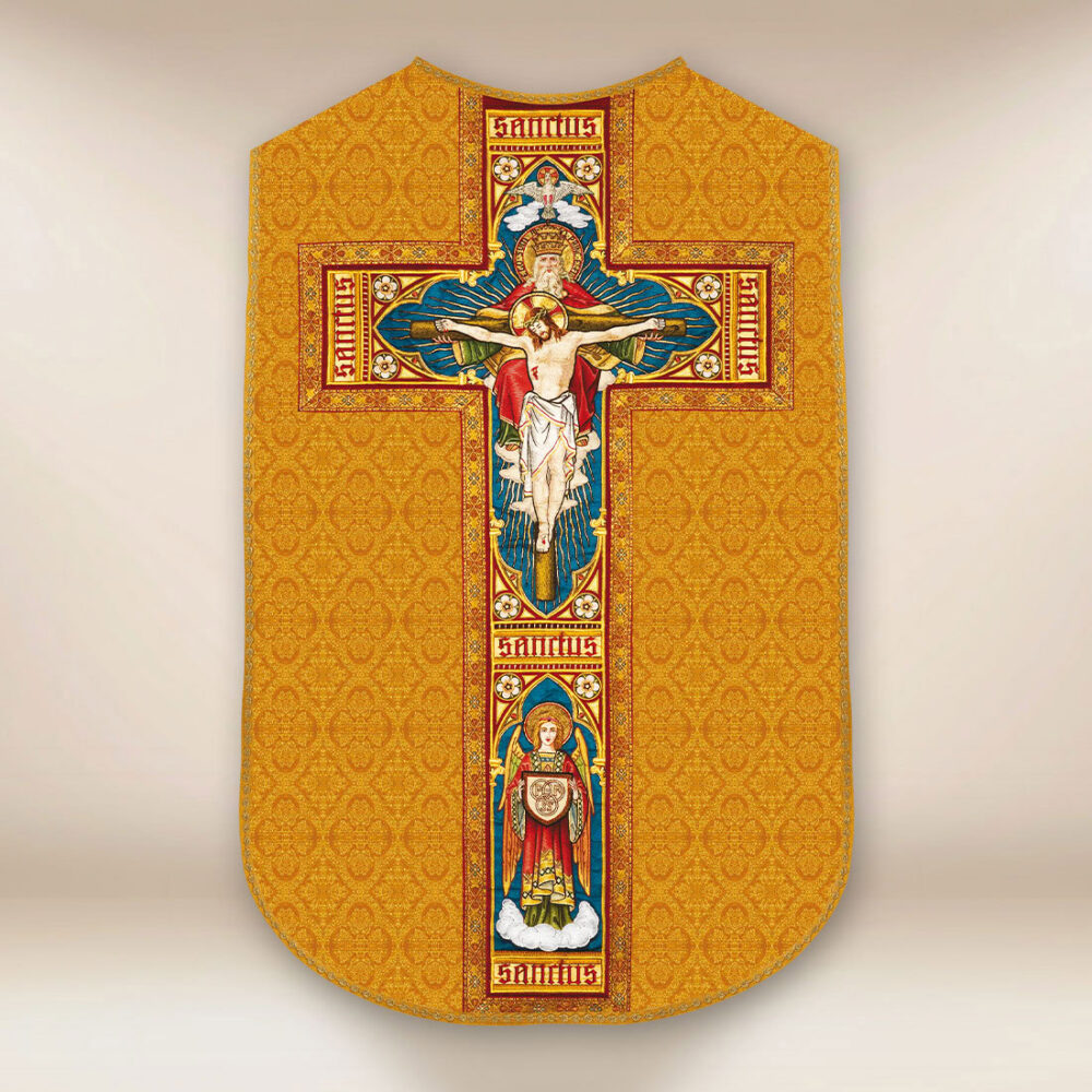 Casula romana réplica Santíssima Trindade Casula romana réplica Santíssima Trindade