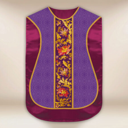 Casula romana réplica roxa IHS