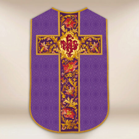 Casula romana réplica roxa IHS