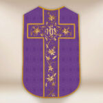 Casula romana réplica roxa IHS