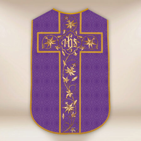 Casula romana réplica roxa IHS