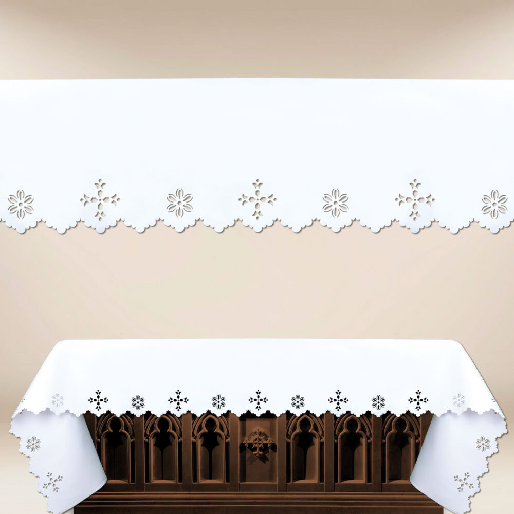 Toalha de altar vazada Toalha de altar vazada