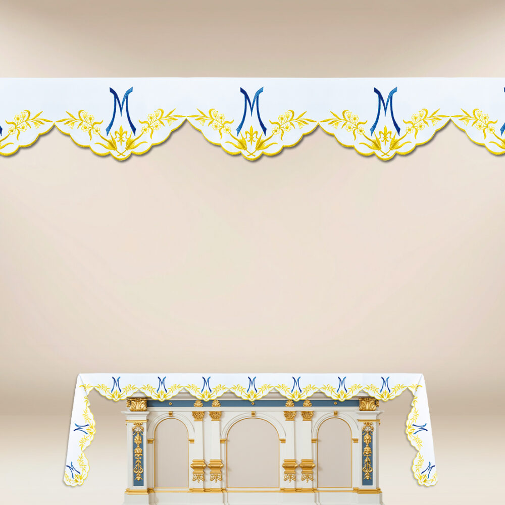 Toalha Mariana bordada dos três lados 512x115cm