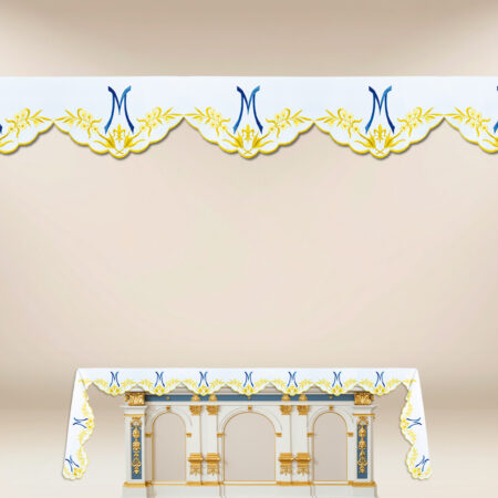Toalha Mariana bordada dos três lados 396x115cm