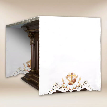 Toalha de altar bordada franciscana