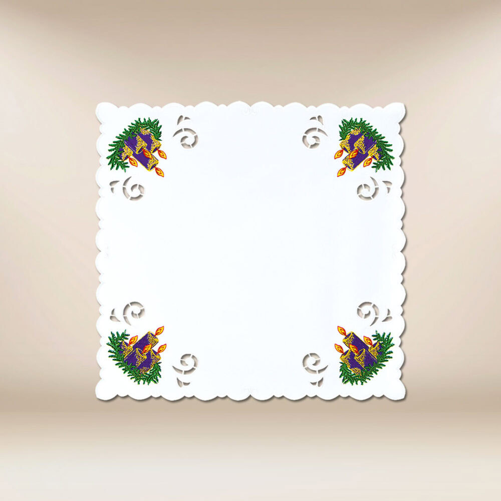 Cobertura bordada adventual 45×45 Cobertura bordada adventual 45×45
