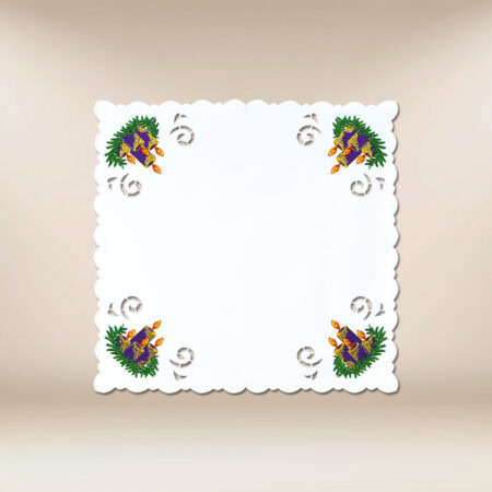 Cobertura bordada adventual 45×45