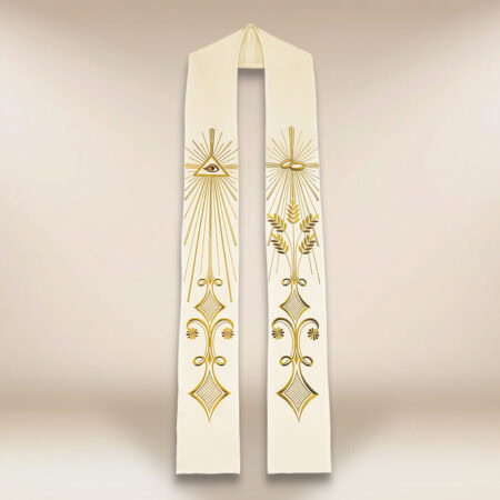 Estola de casamento bordada