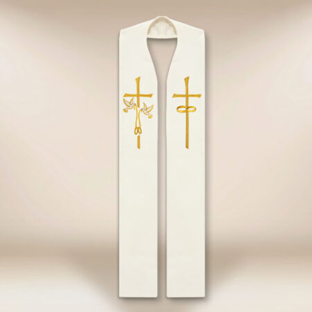 Estola de casamento bordada