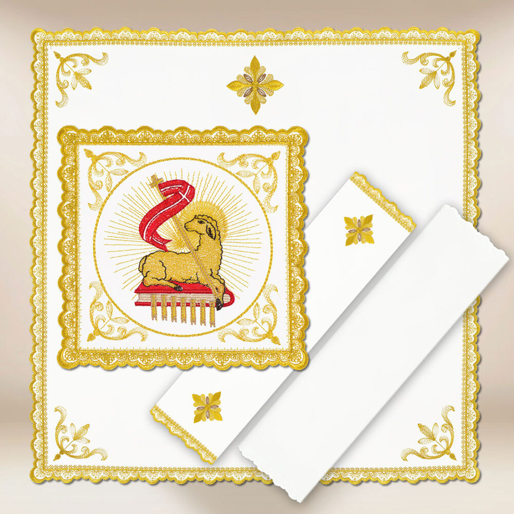 Conjunto de alfaias do cálice Gold Baranek