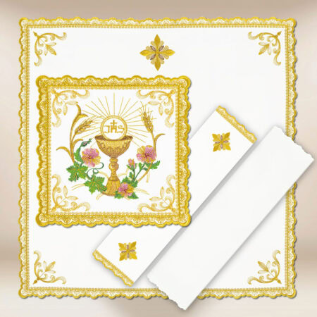 Conjunto de alfaias do cálice Gold Kielich
