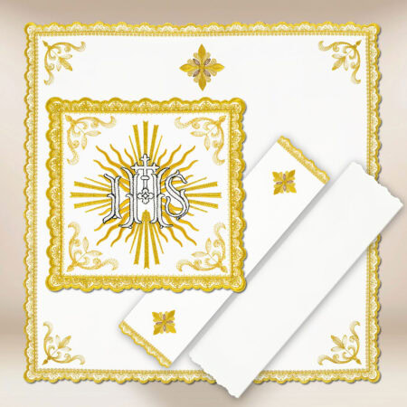 Conjunto de alfaias do cálice Gold IHS