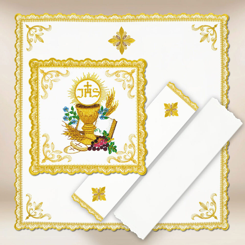 Conjunto de alfaias do cálice Gold Kielich Conjunto de alfaias do cálice Gold Kielich