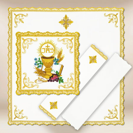 Conjunto de alfaias do cálice Gold Kielich