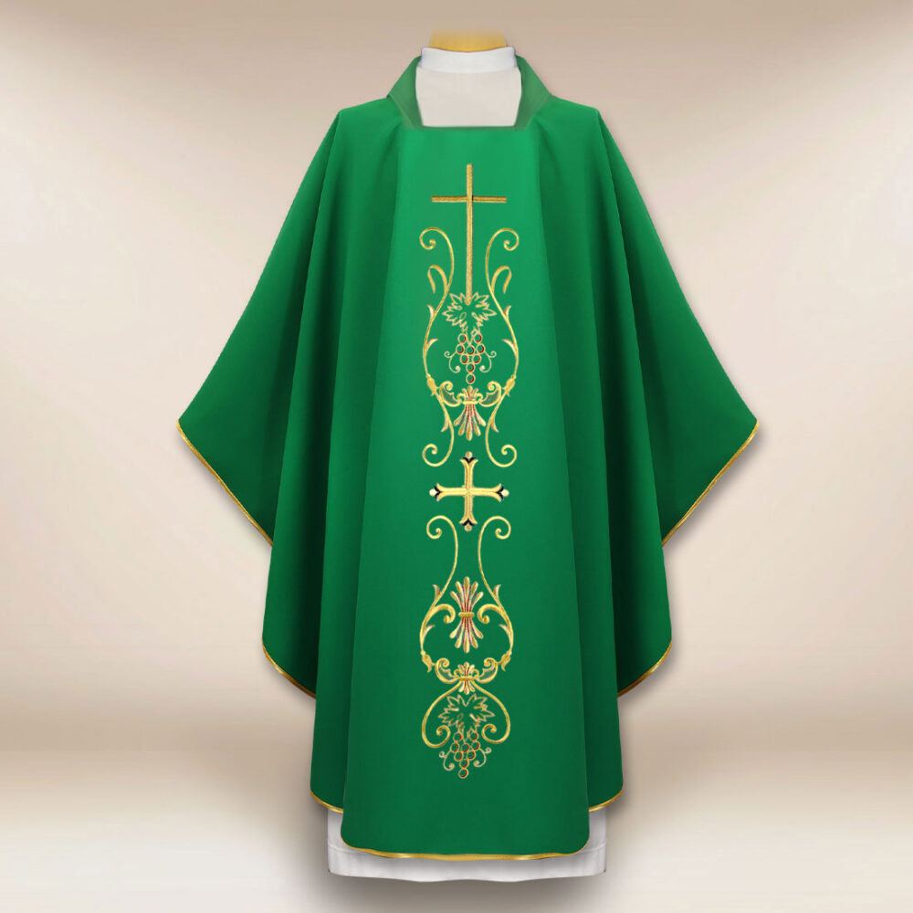 Ornat liturgiczny z motywem krzyża Ornat liturgiczny z motywem krzyża
