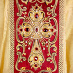 Casula bordada de seda “Sacrum Convivium”