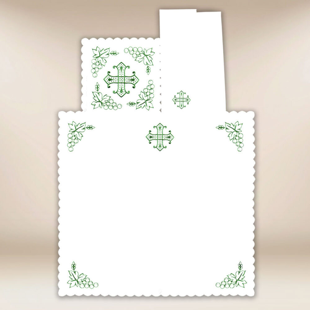 Conjunto de alfaias do cálice verde Conjunto de alfaias do cálice verde